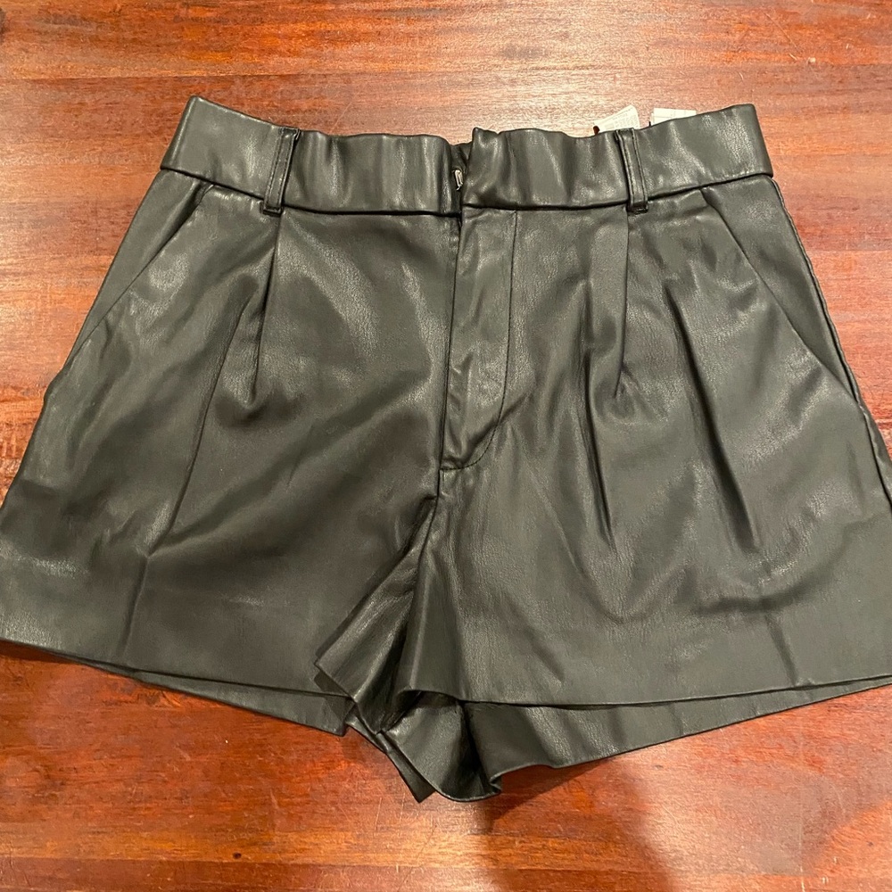 Leather Shorts